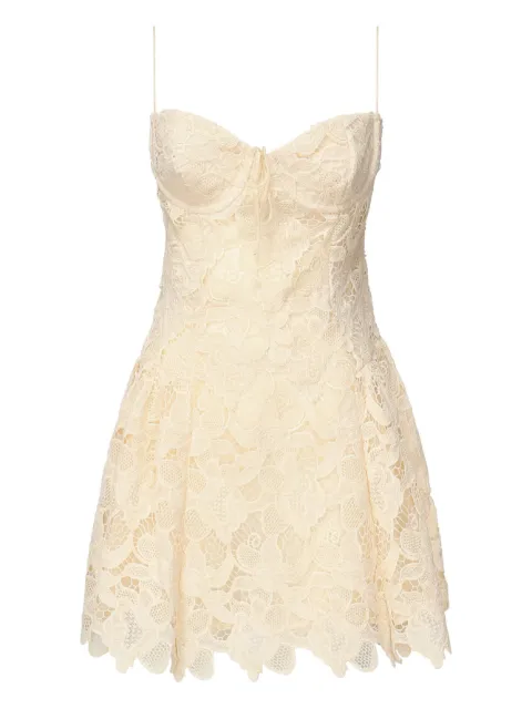For Love And Lemons lace-detail midi dress