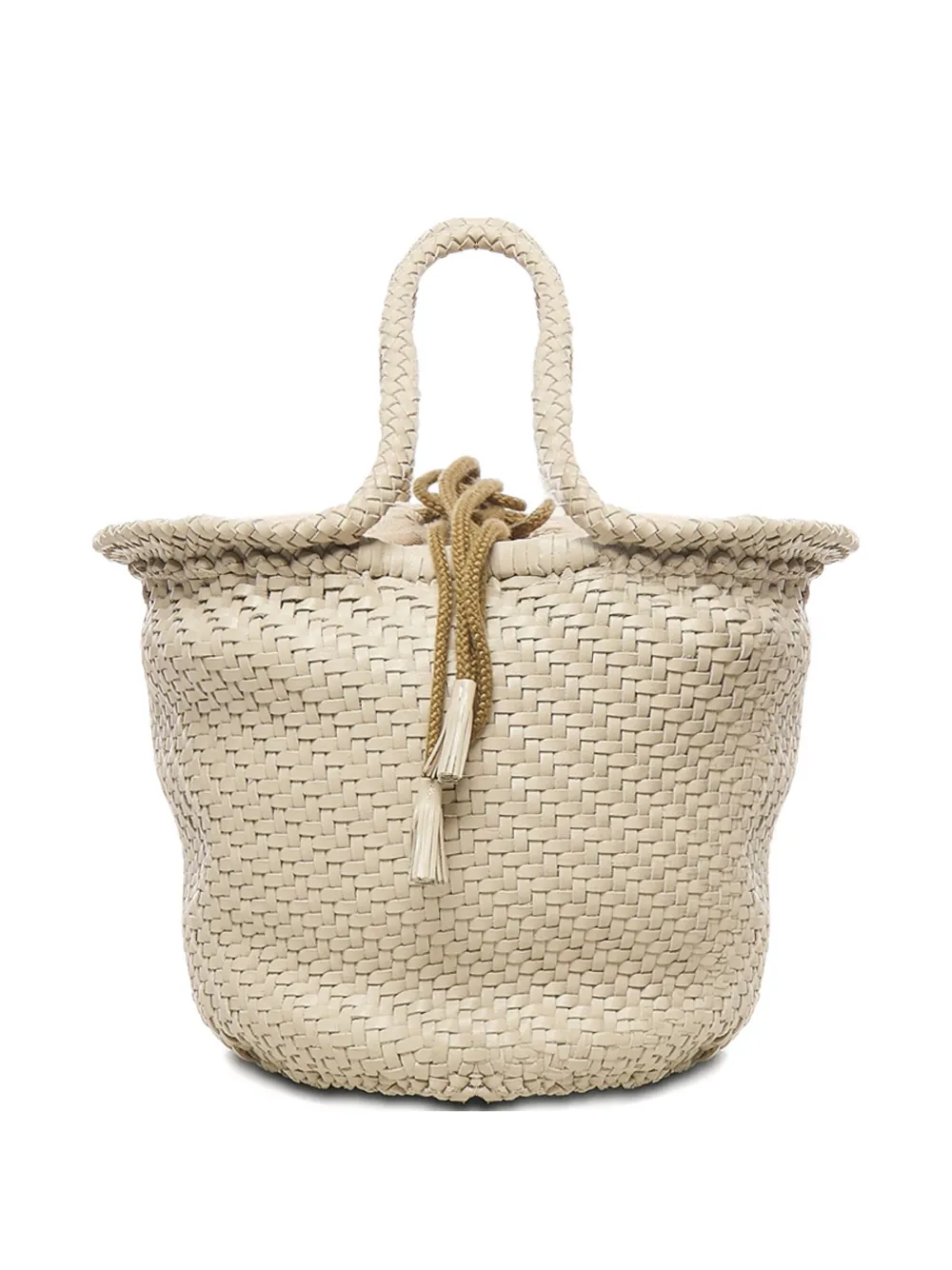 DRAGON DIFFUSION Geweven bucket-tas Wit