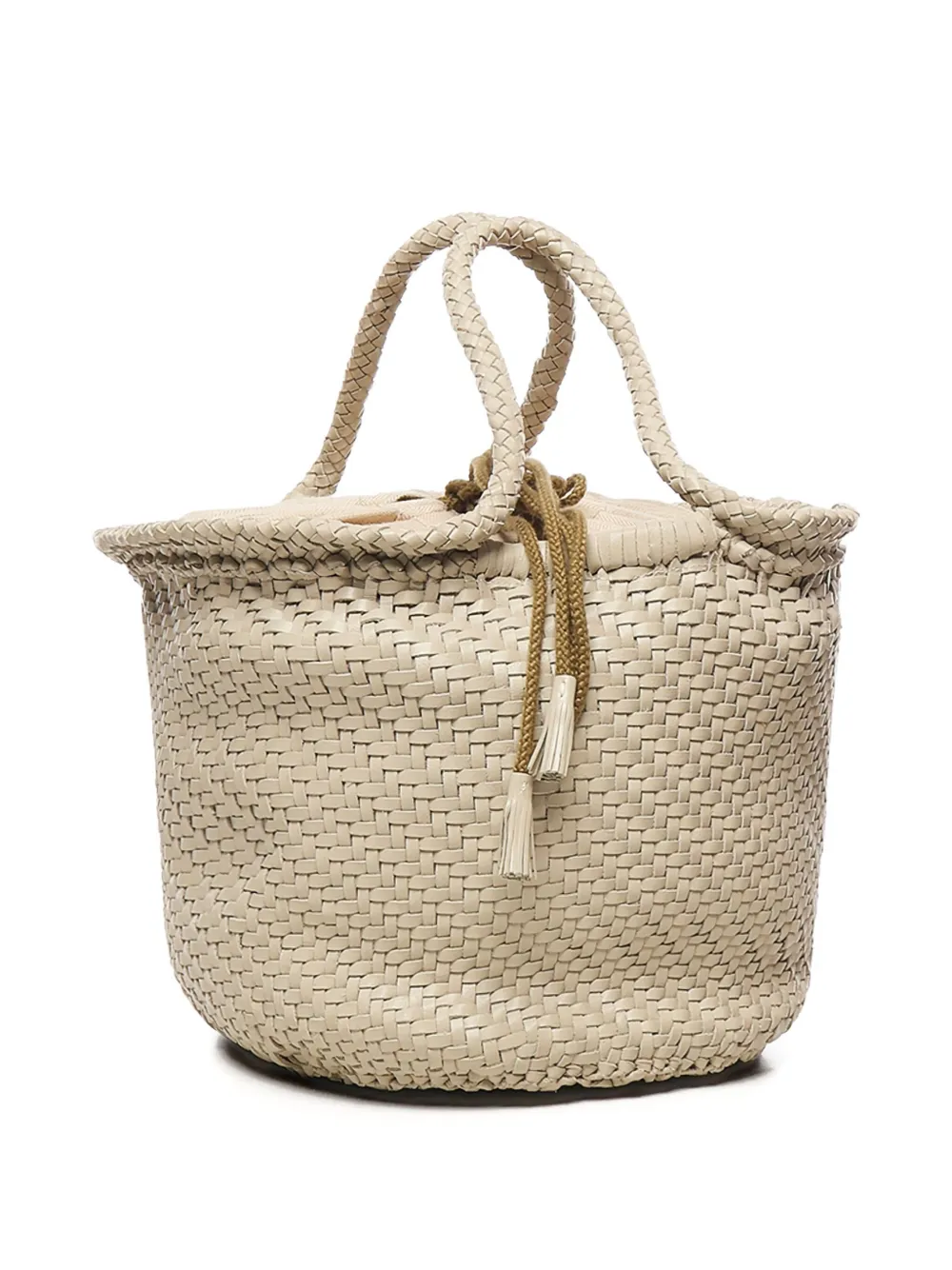 DRAGON DIFFUSION Geweven bucket-tas Wit