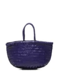 DRAGON DIFFUSION Triple Jump woven leather tote bag - Purple