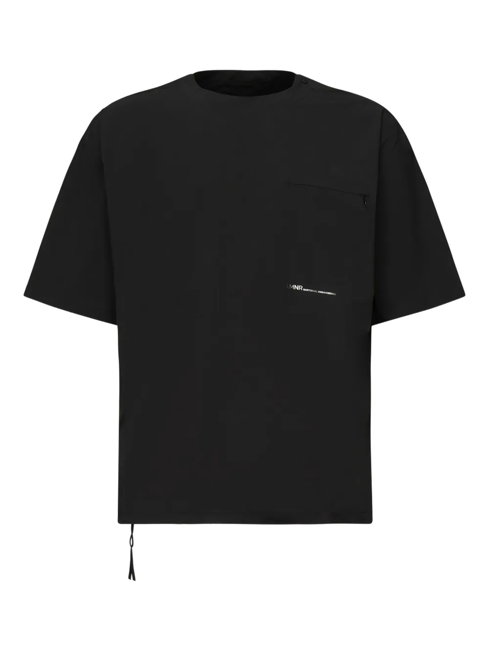 Herno T-shirt met zak Zwart