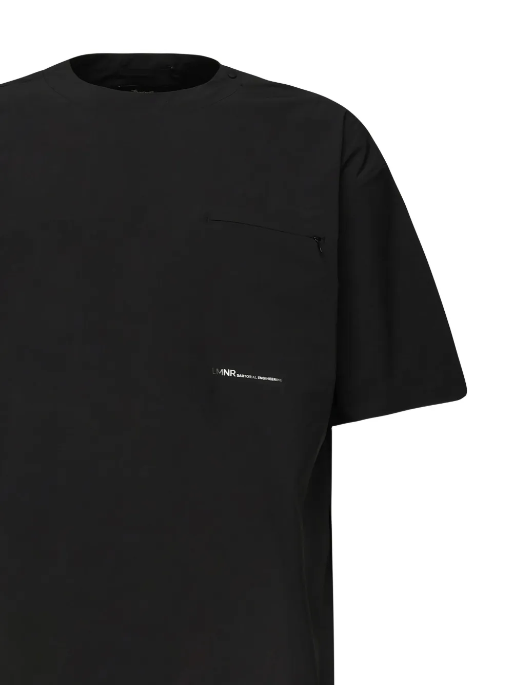 Herno T-shirt met zak Zwart