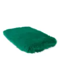 V°73 logo-patch stole - Green