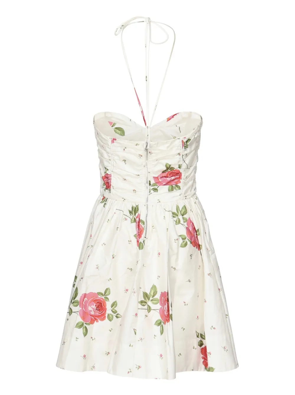 For Love And Lemons Mini-jurk met bloemenprint Wit