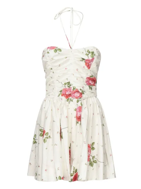 For Love And Lemons floral-print mini dress