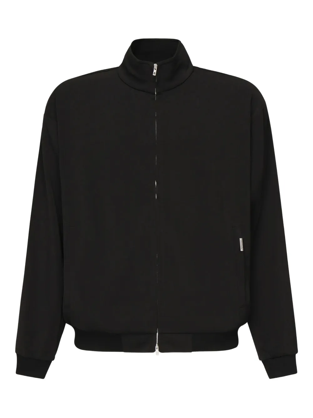 Represent zip-fastening bomber jacket Zwart