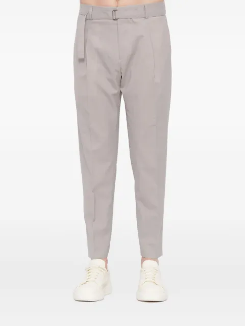 BE ABLE pleated belted trousers