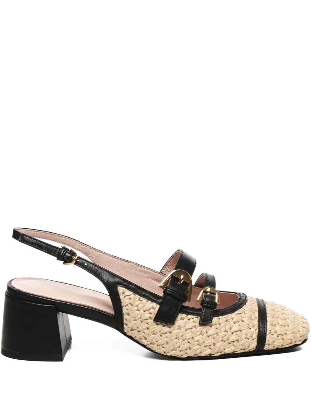 Coccinelle 50mm Maia crochet pumps Neutrals