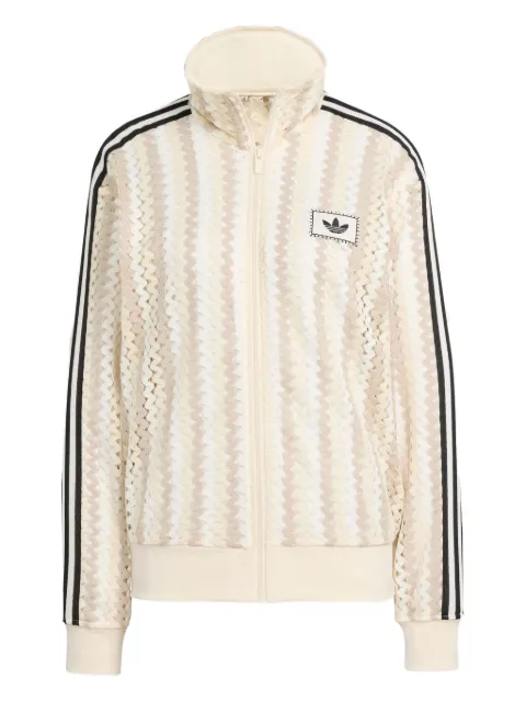 adidas Firebird crochet-detail bomber jacket