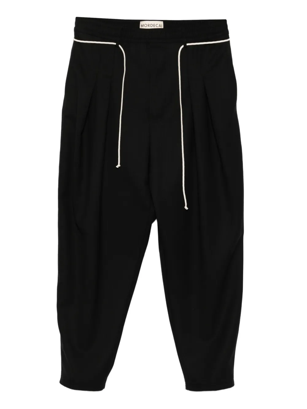 MORDECAI Broek met trekkoord Zwart