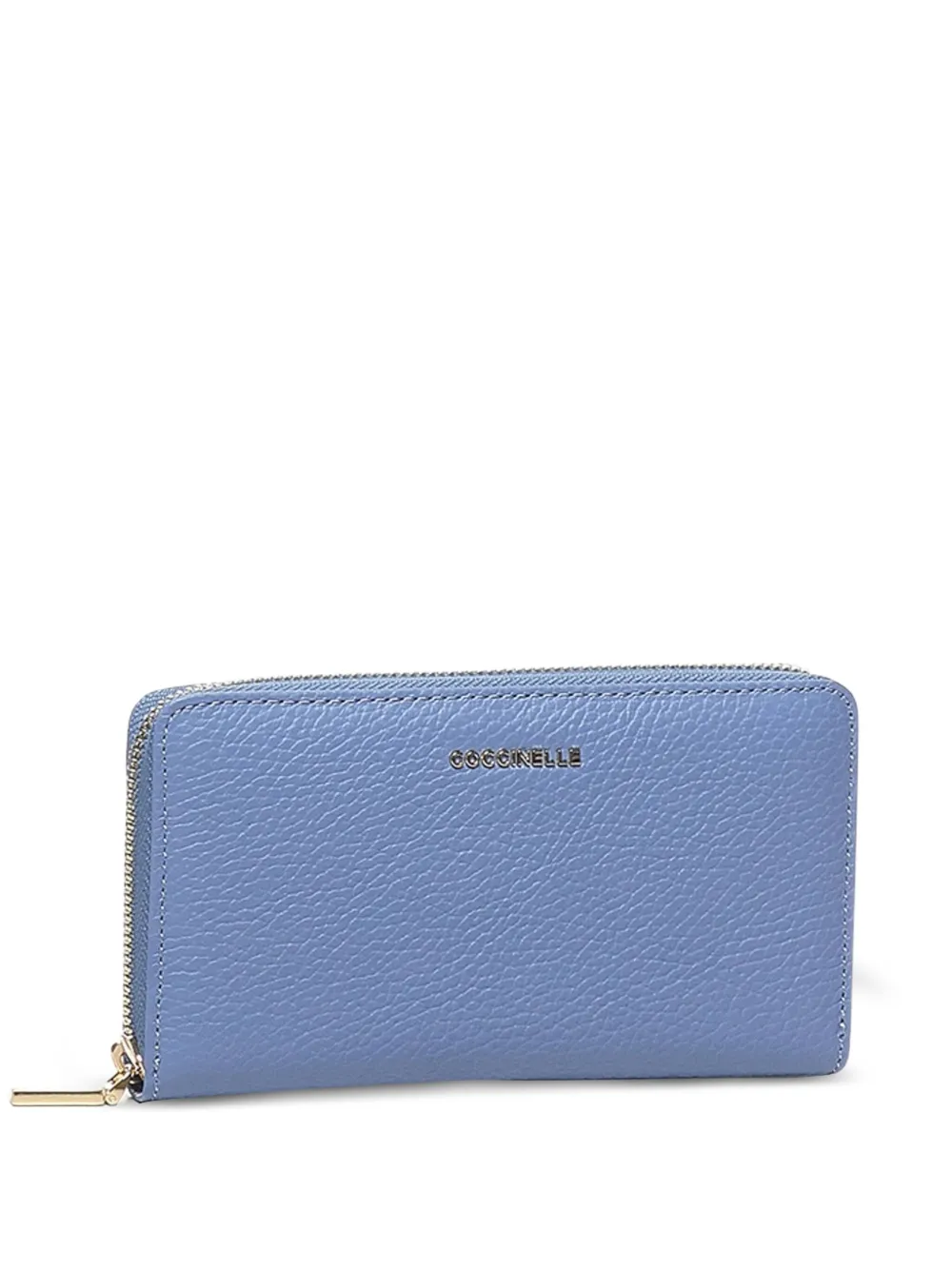  Coccinelle Grain-leather Zip-around Wallet - Blue 