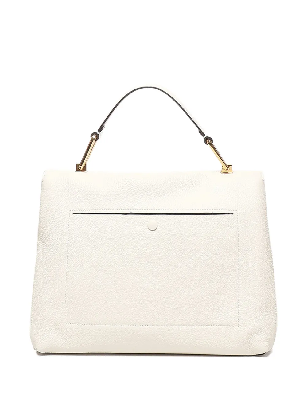 Coccinelle Handtas met bewerkte textuur Beige