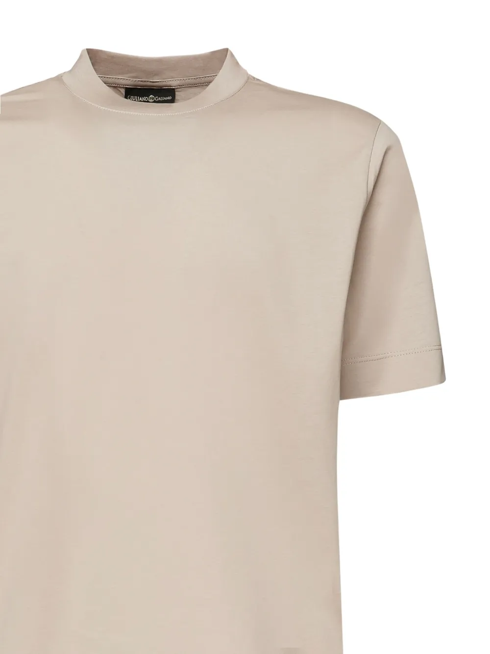 Giuliano Galiano T-shirt met ronde hals Beige