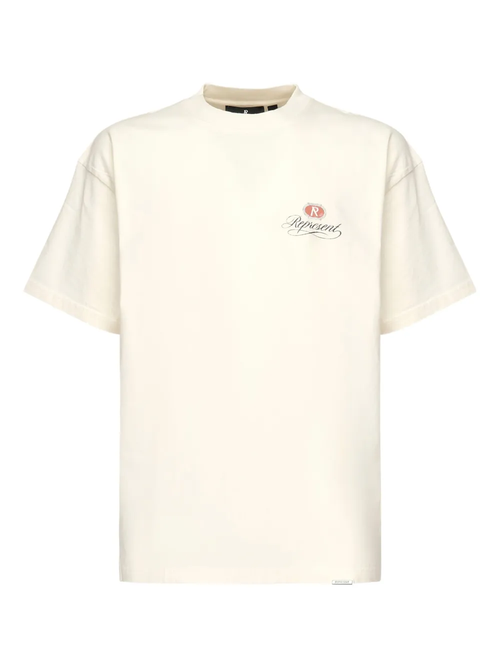 Represent T-shirt met logoprint Beige