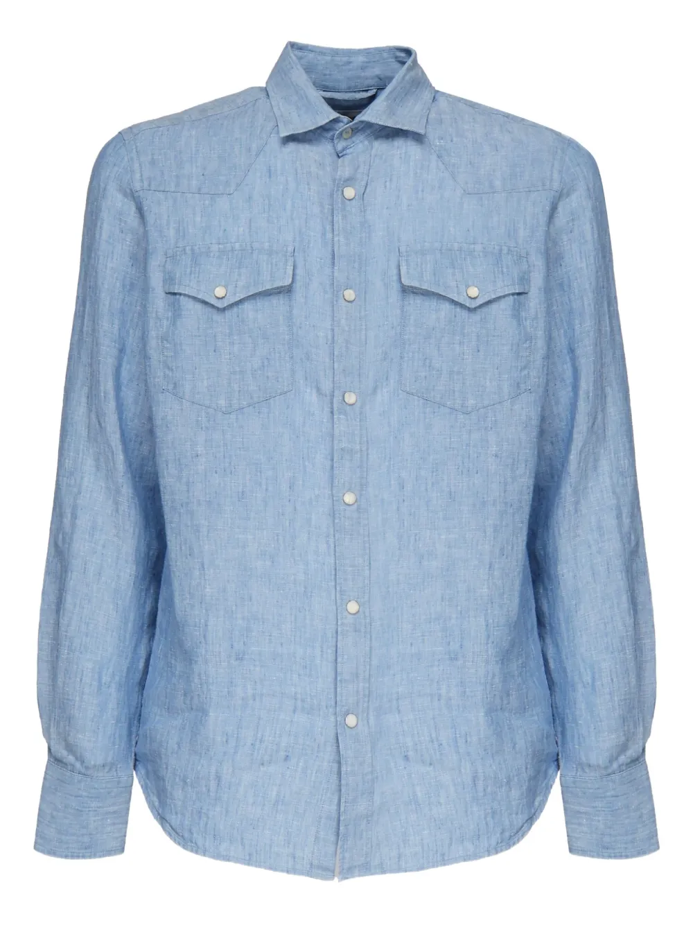 MC2 Saint Barth pockets long-sleeve shirt Blauw