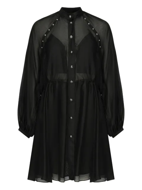 PINKO vestido corto con motivo Skull