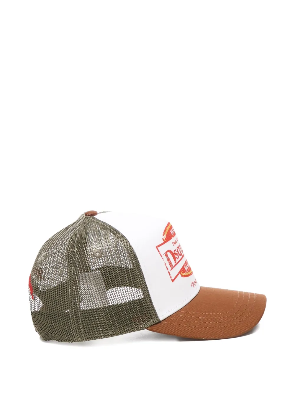 DSQUARED2 logo-print cap Wit