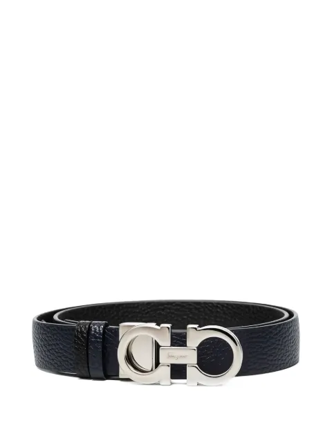 Ferragamo Gancini-buckle leather belt