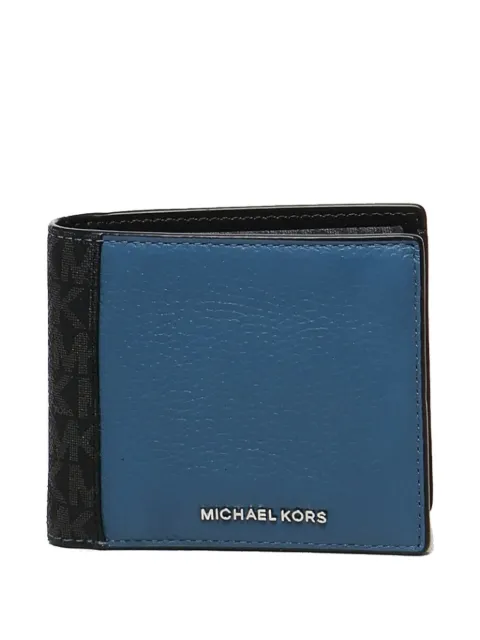 Michael Kors logo-plaque bi-fold wallet