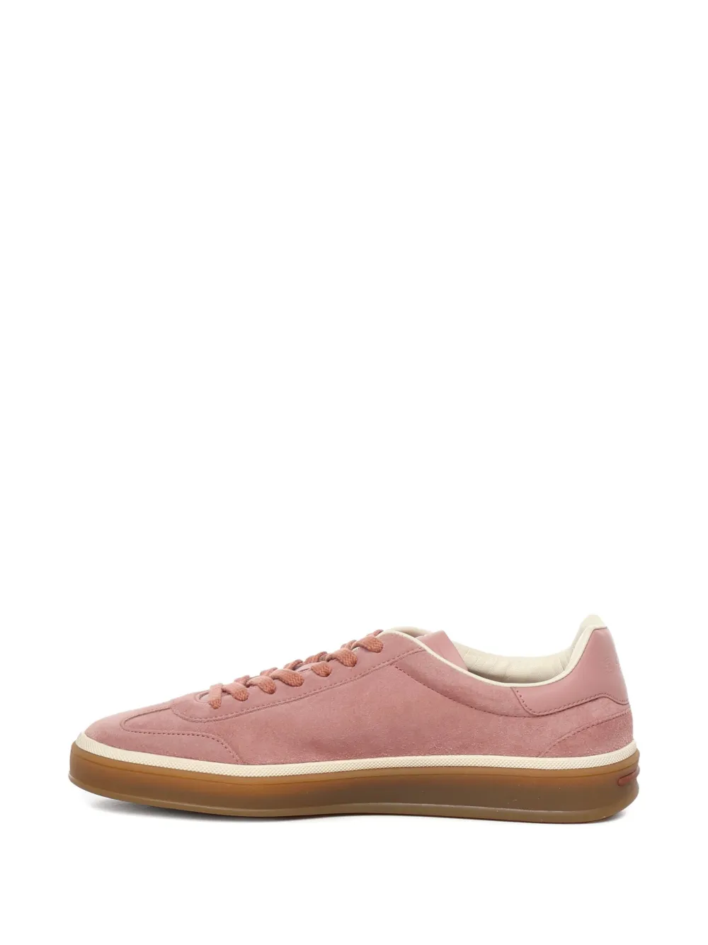 Loro Piana suede calf leather sneakers Pink