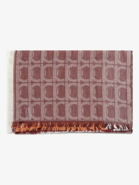 Ferragamo Gancini monogram-pattern scarf