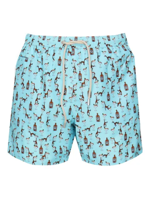 MC2 Saint Barth shorts de playa con estampado gráfico