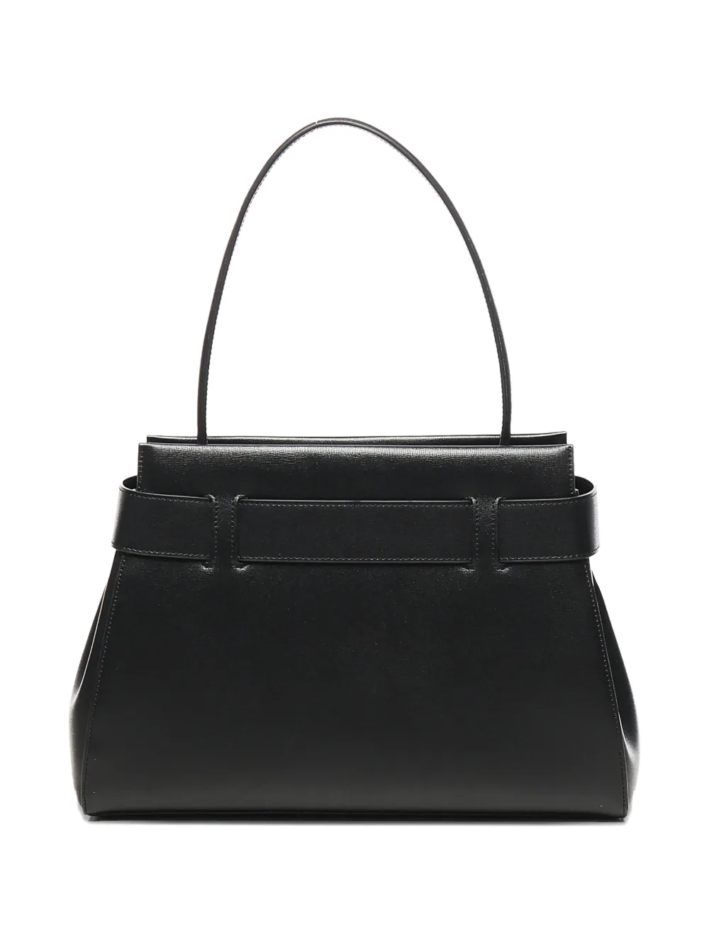 Armani Exchange logo-plaque top-handle bag Zwart