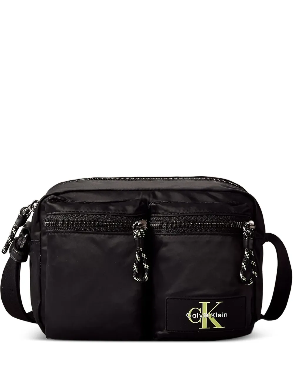 Calvin Klein Bolsa carteiro com bolso | Preto | Image 1