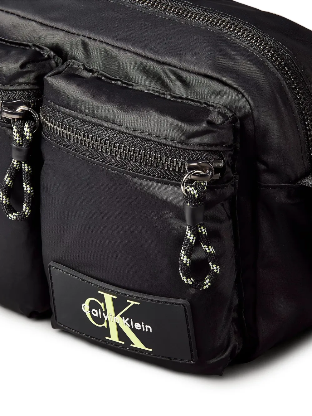 Calvin Klein Messengertas met cargo zak Zwart