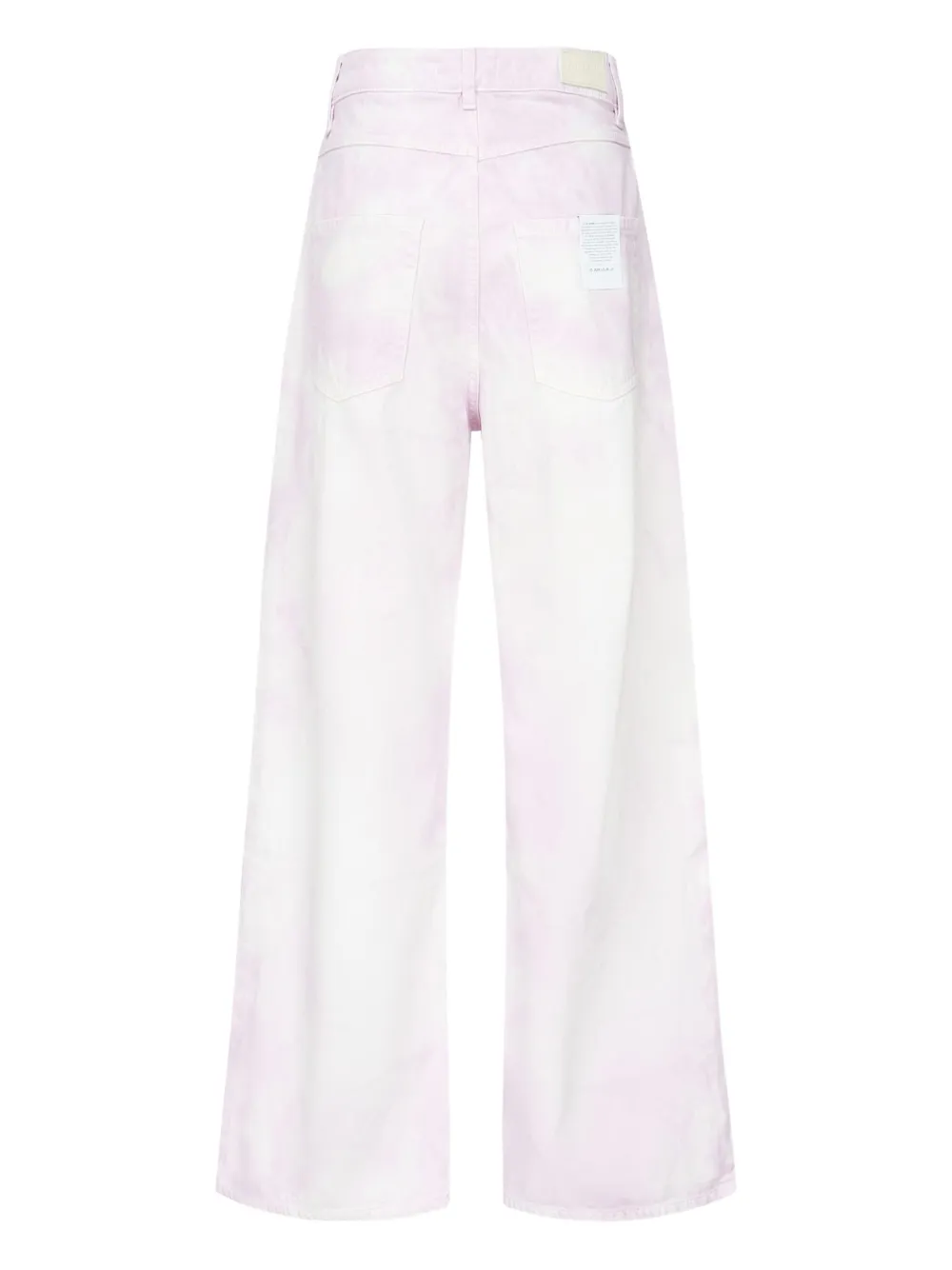 ICON DENIM Debby jeans met tie-dye print Beige