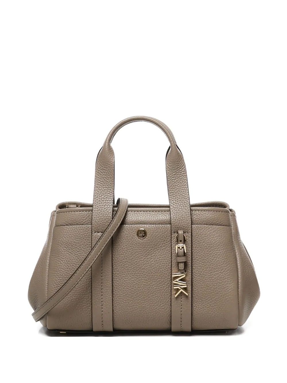 Michael Kors Rommee leren shopper met handvat Beige