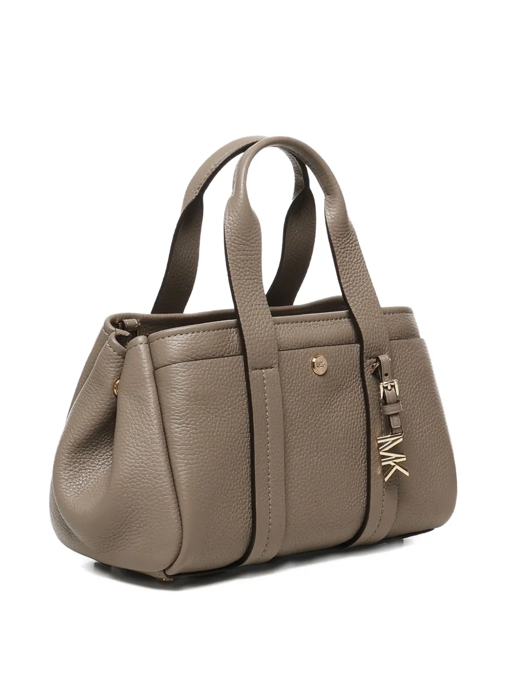 Michael Kors Rommee leren shopper met handvat Beige