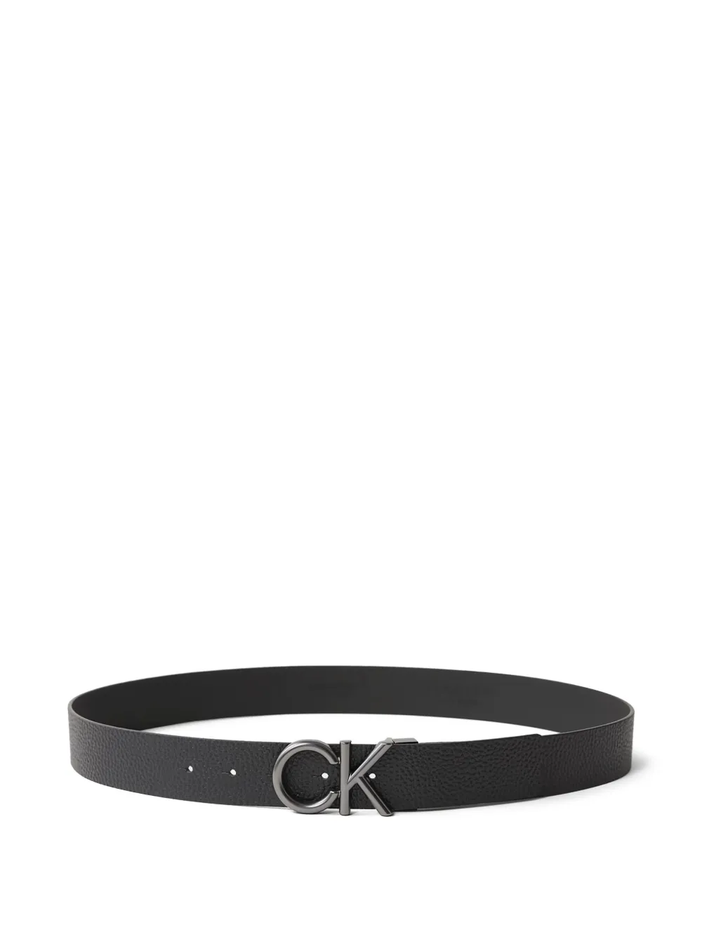 Calvin Klein Cinto de couro com fivela | Preto | Image 1