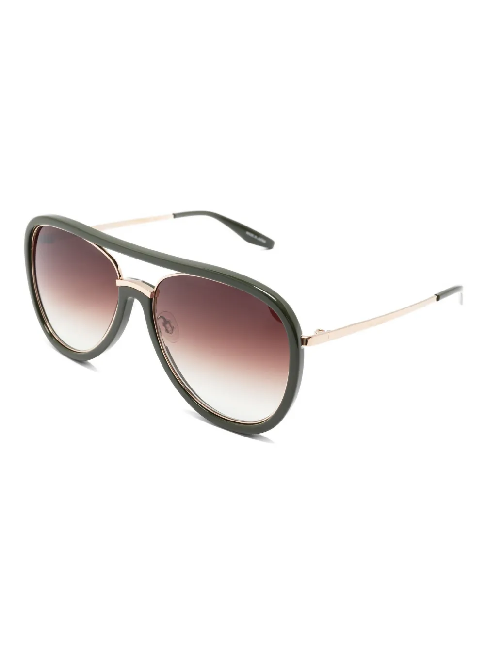 Barton Perreira Fossett pilot-frame sunglasses - Groen