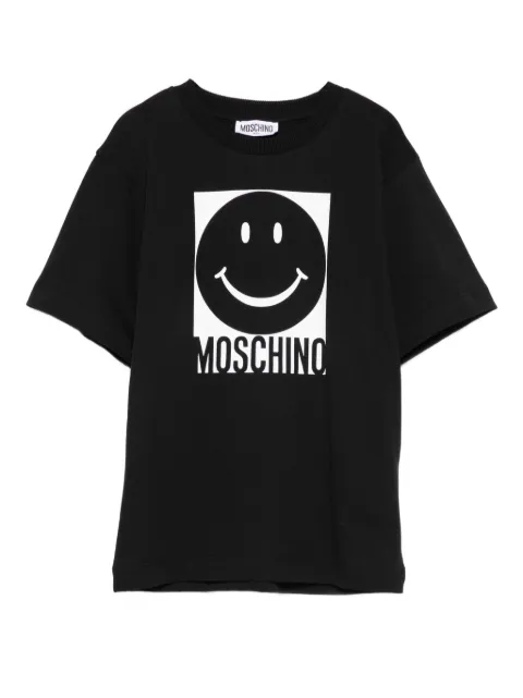 Moschino Kids playera con motivo Smiley