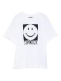 Moschino Kids smiley-face T-shirt - White
