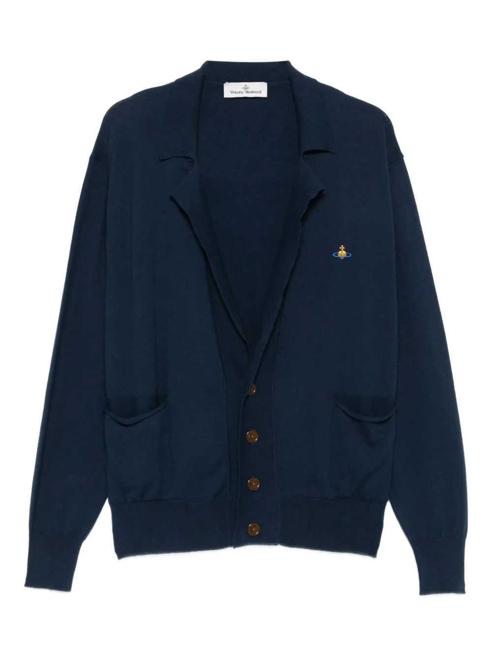 Vivienne Westwood patch-pocket cardigan Blauw