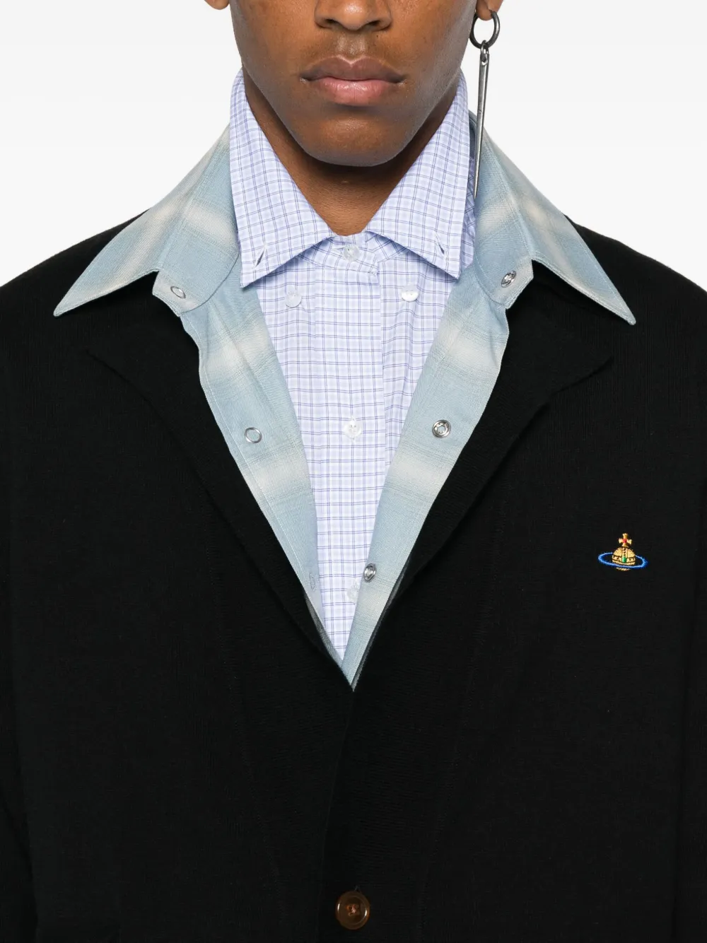 Vivienne Westwood Orb-embellished cardigan Zwart