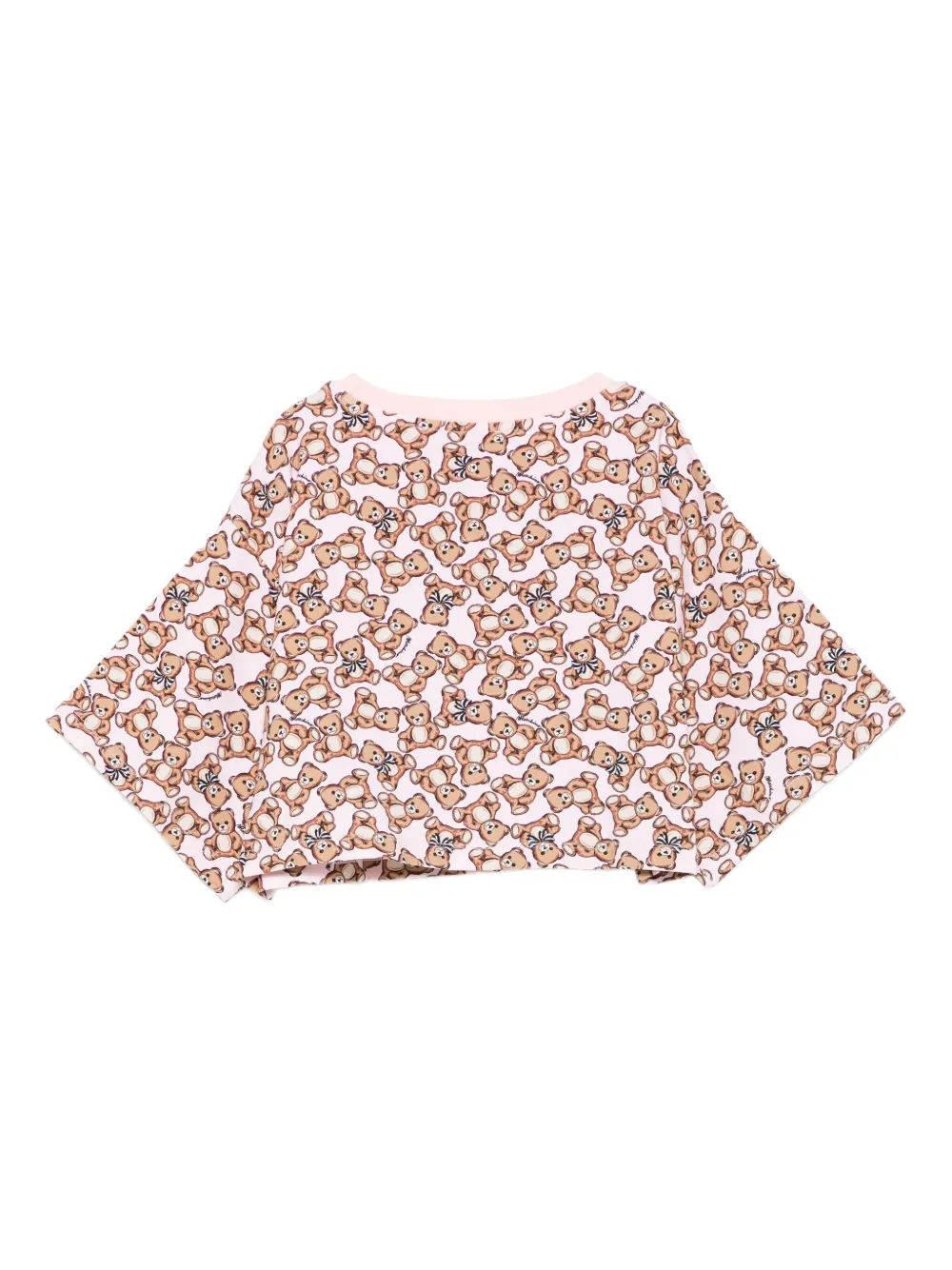 Moschino Kids Top met teddybeerprint Roze