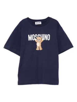 Moschino Kids テディベア Tシャツ | ブルー | FARFETCH JP