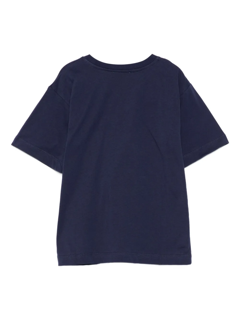 Moschino Kids Teddy Bear-print cotton T-shirt Blauw