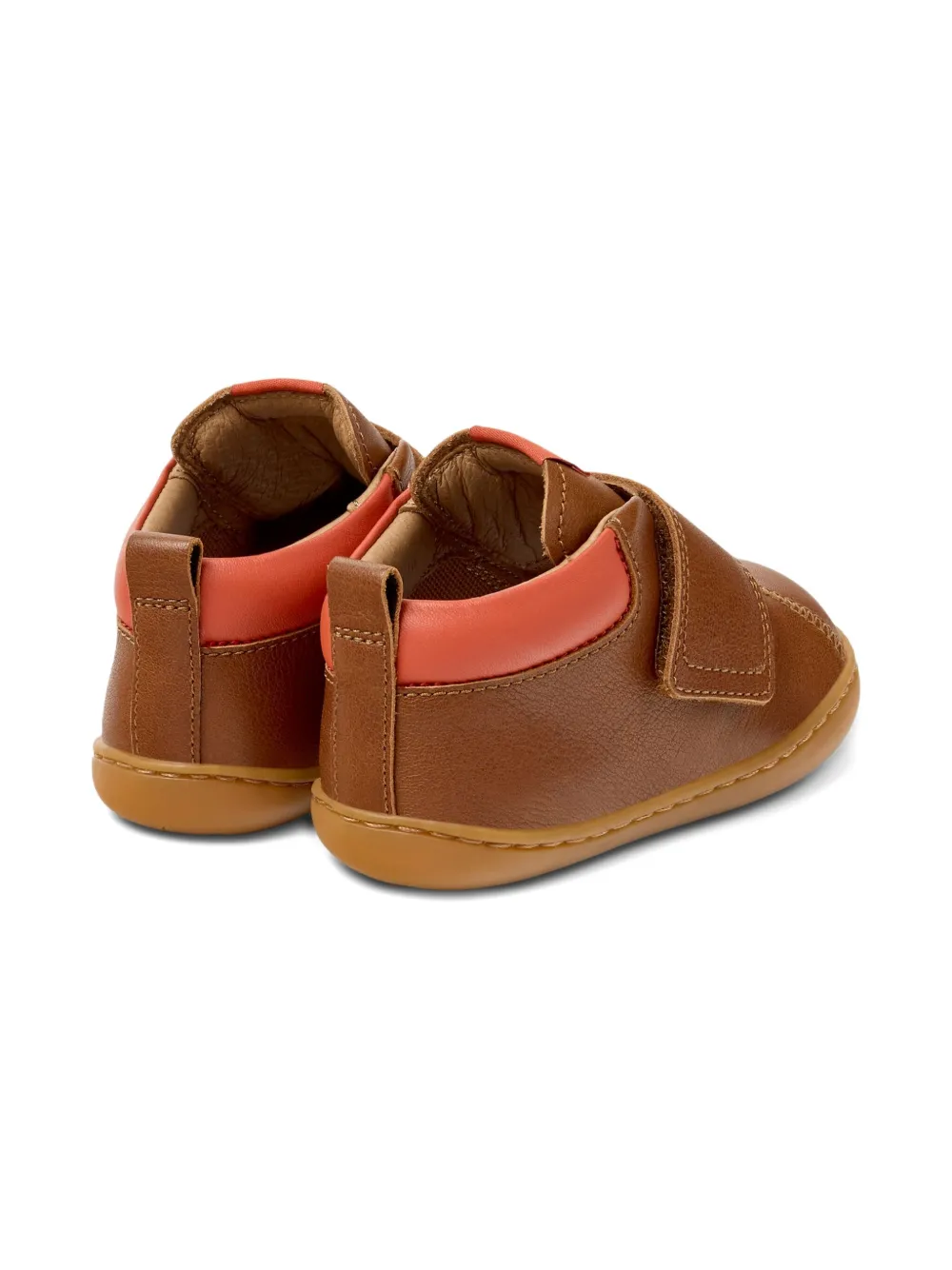 Camper Kids Leren sneakers met bandjes Bruin