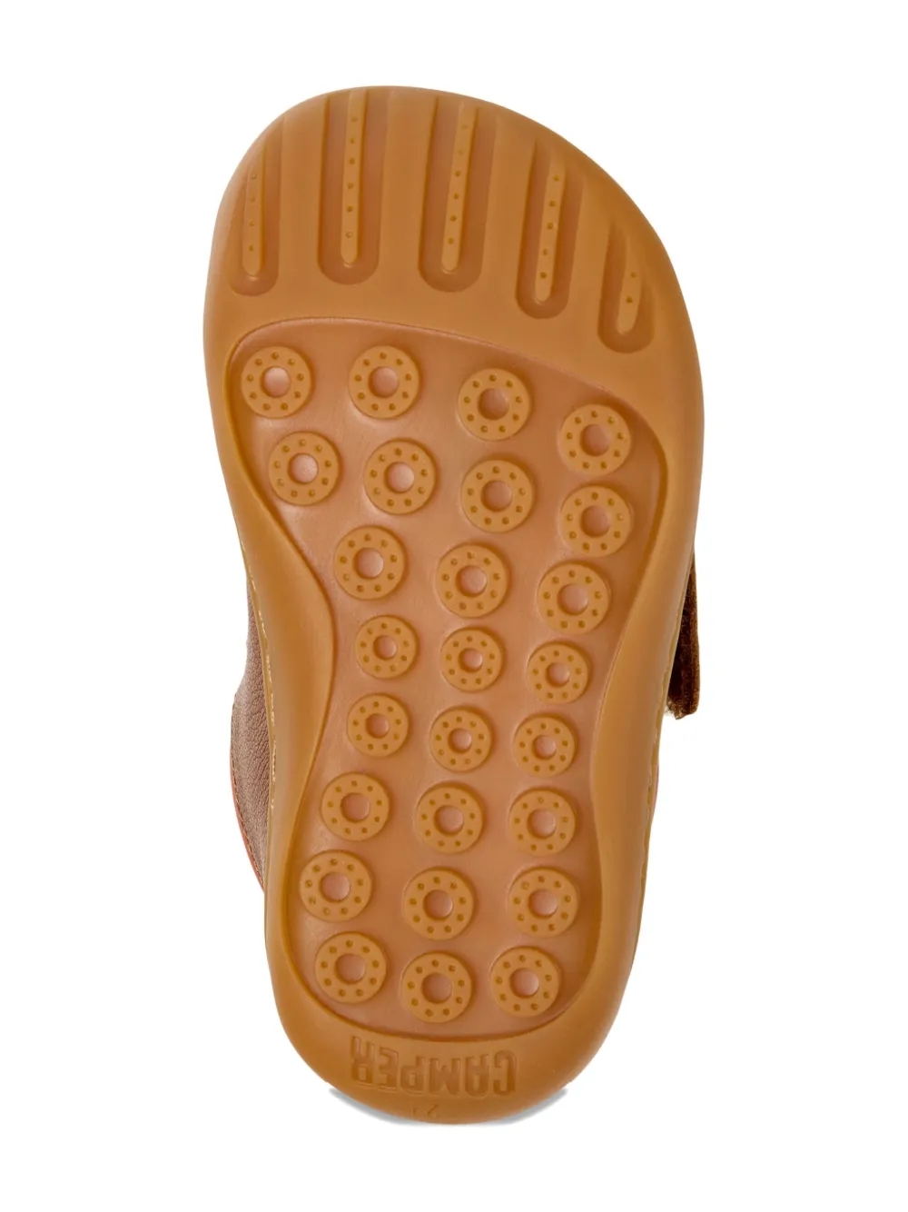 Camper Kids Leren sneakers met bandjes Bruin