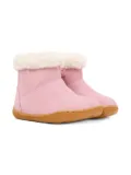 Camper Kids fur-lined suede boots - Pink