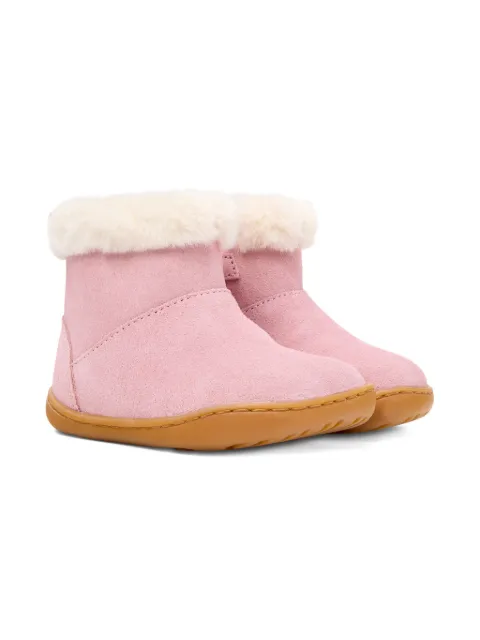 Camper Kids fur-lined suede boots