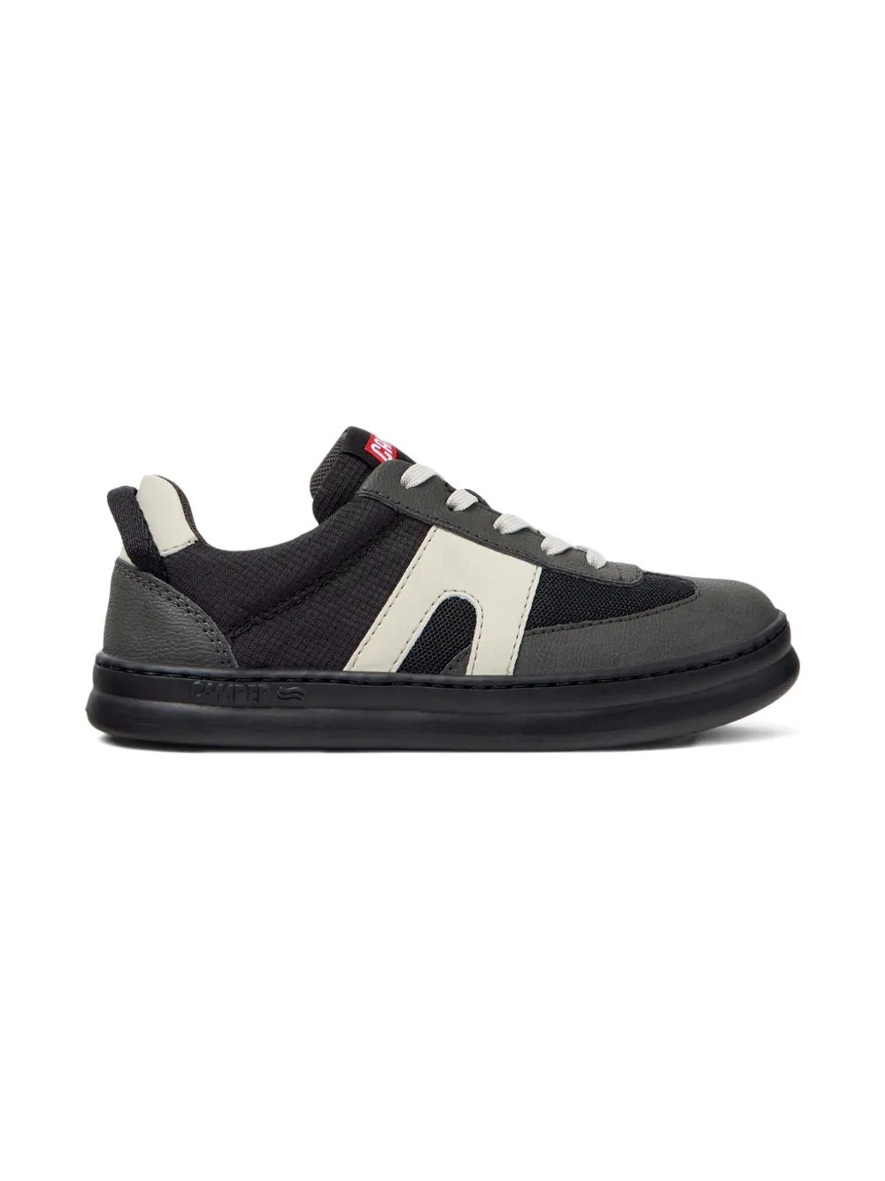 Camper Runner Panelled Lace-up Trainers In Black