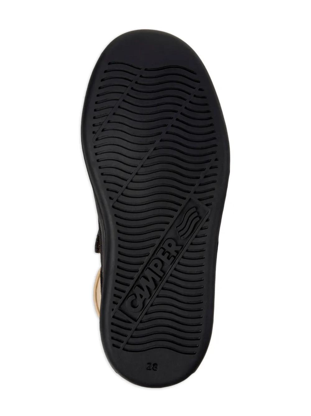 Camper Runner Panelled Lace-up Trainers In Black