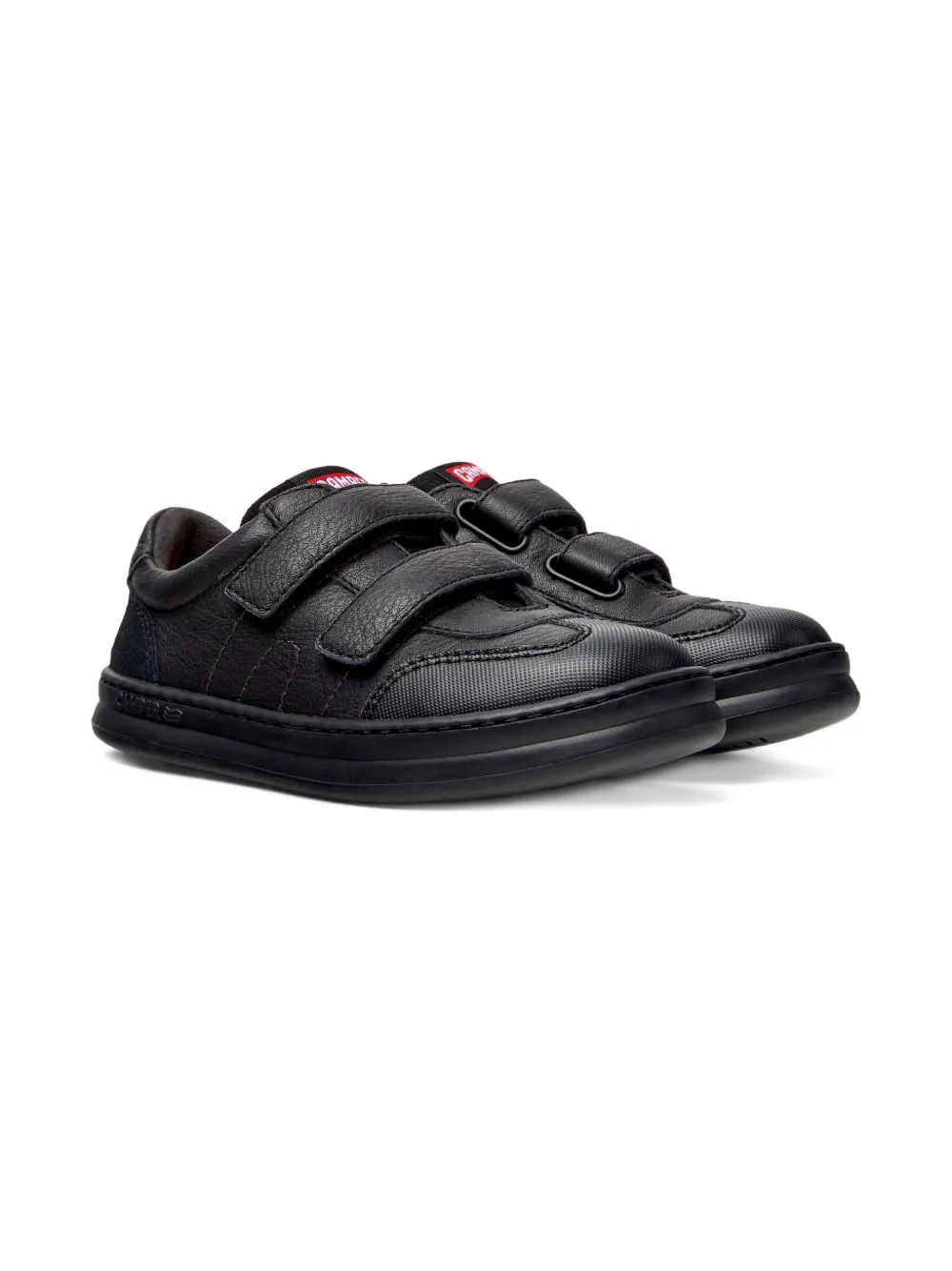 Camper Kids double strap leather sneakers Black