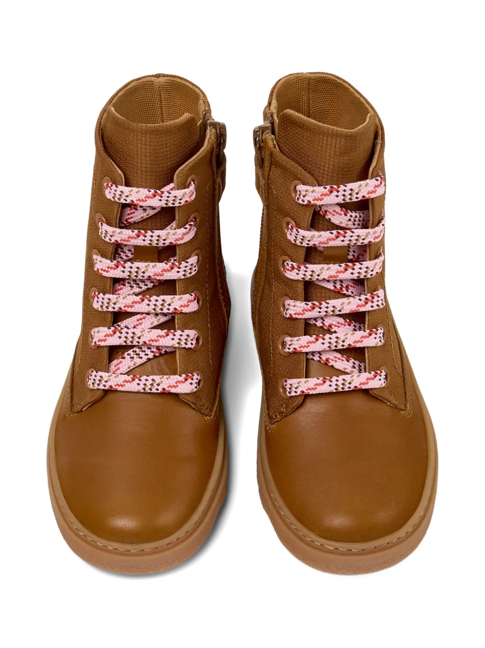 Camper Lace-up Boots In Brown