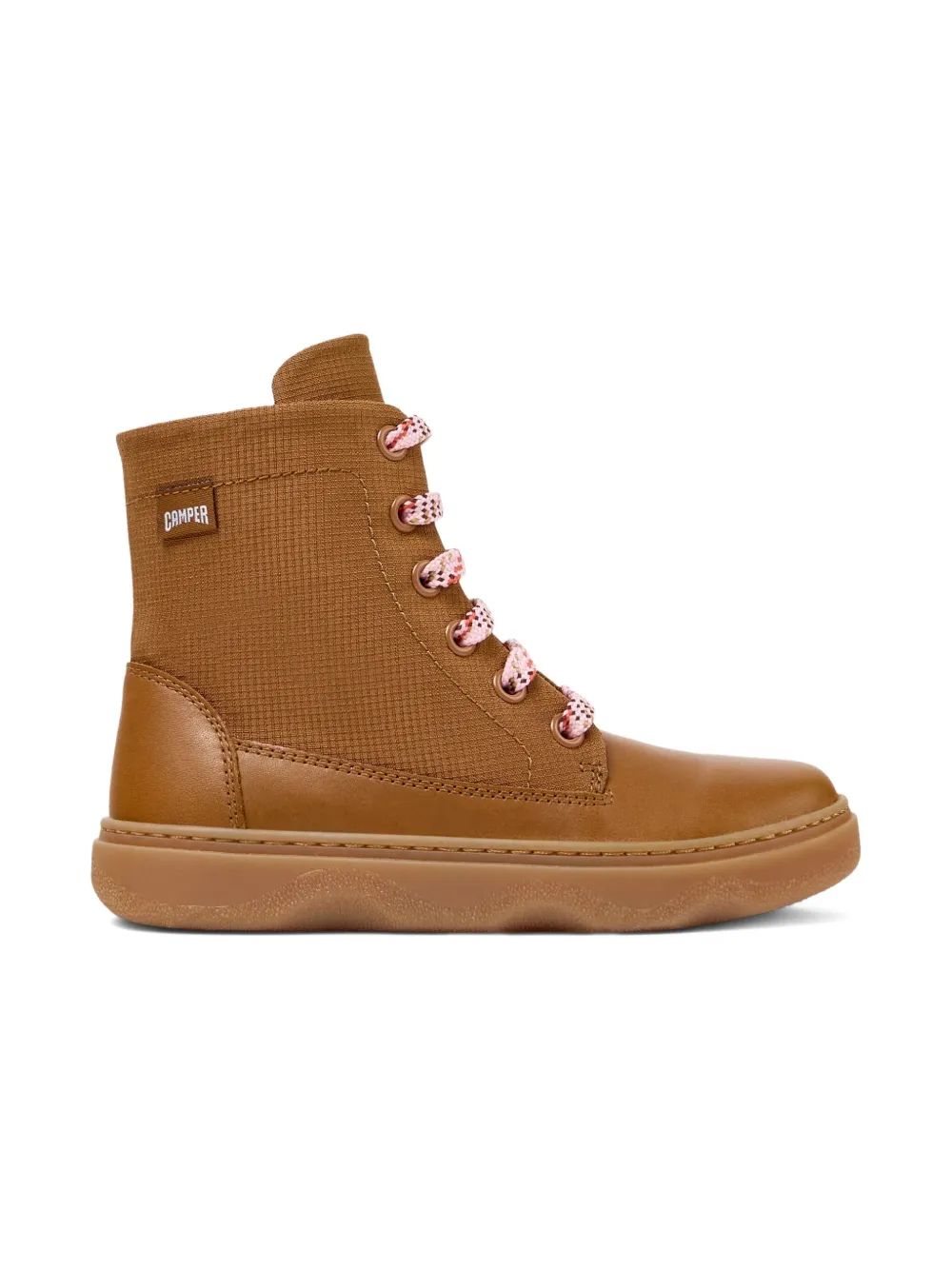 Camper Lace-up Boots In Brown